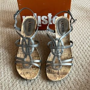 Unlisted Zip It wedge sandals